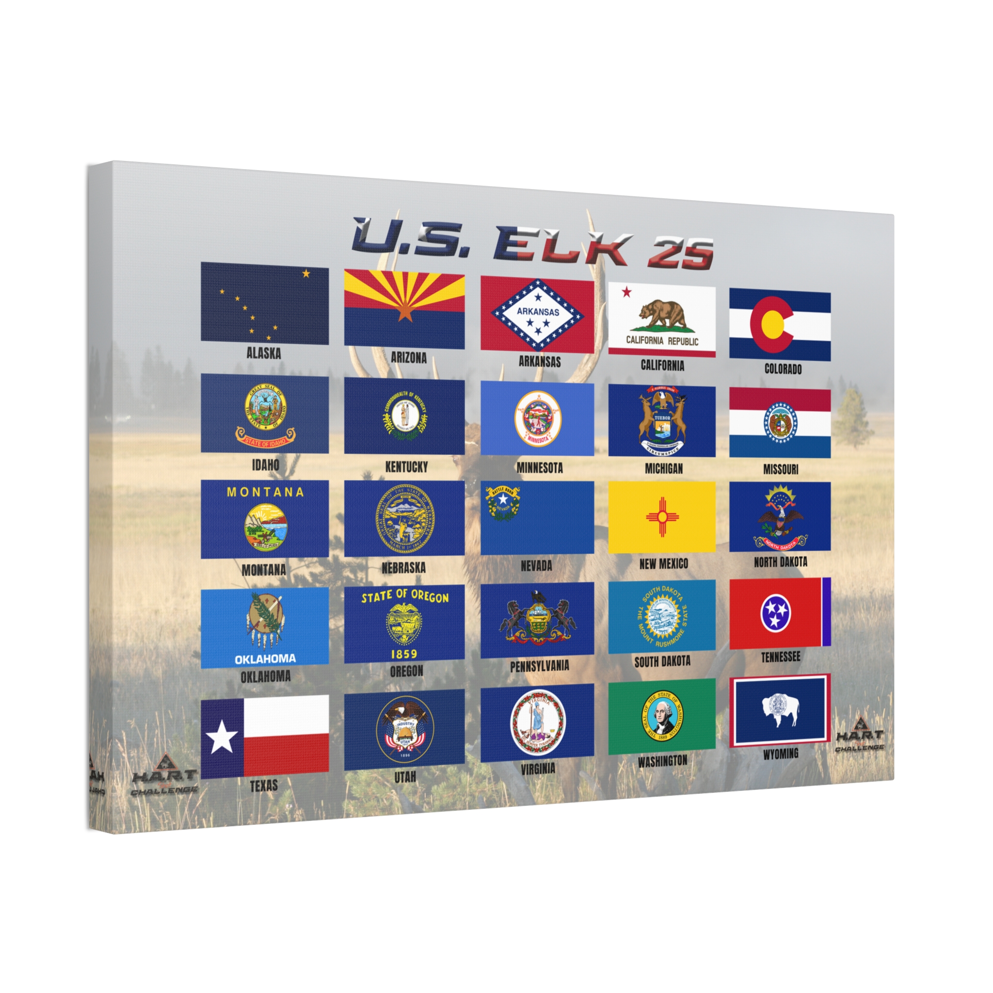 U.S. Elk 25 H.A.R.T Challenge Shot Board